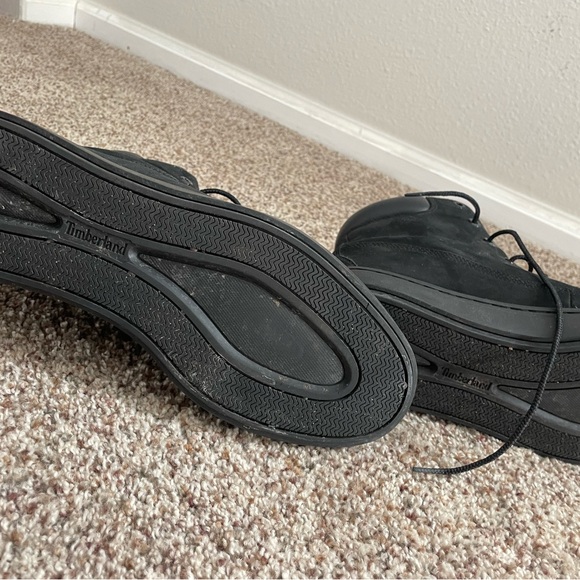 Timberland Black Suede Leather Women’s Boots - size 10 - Picture 5 of 5